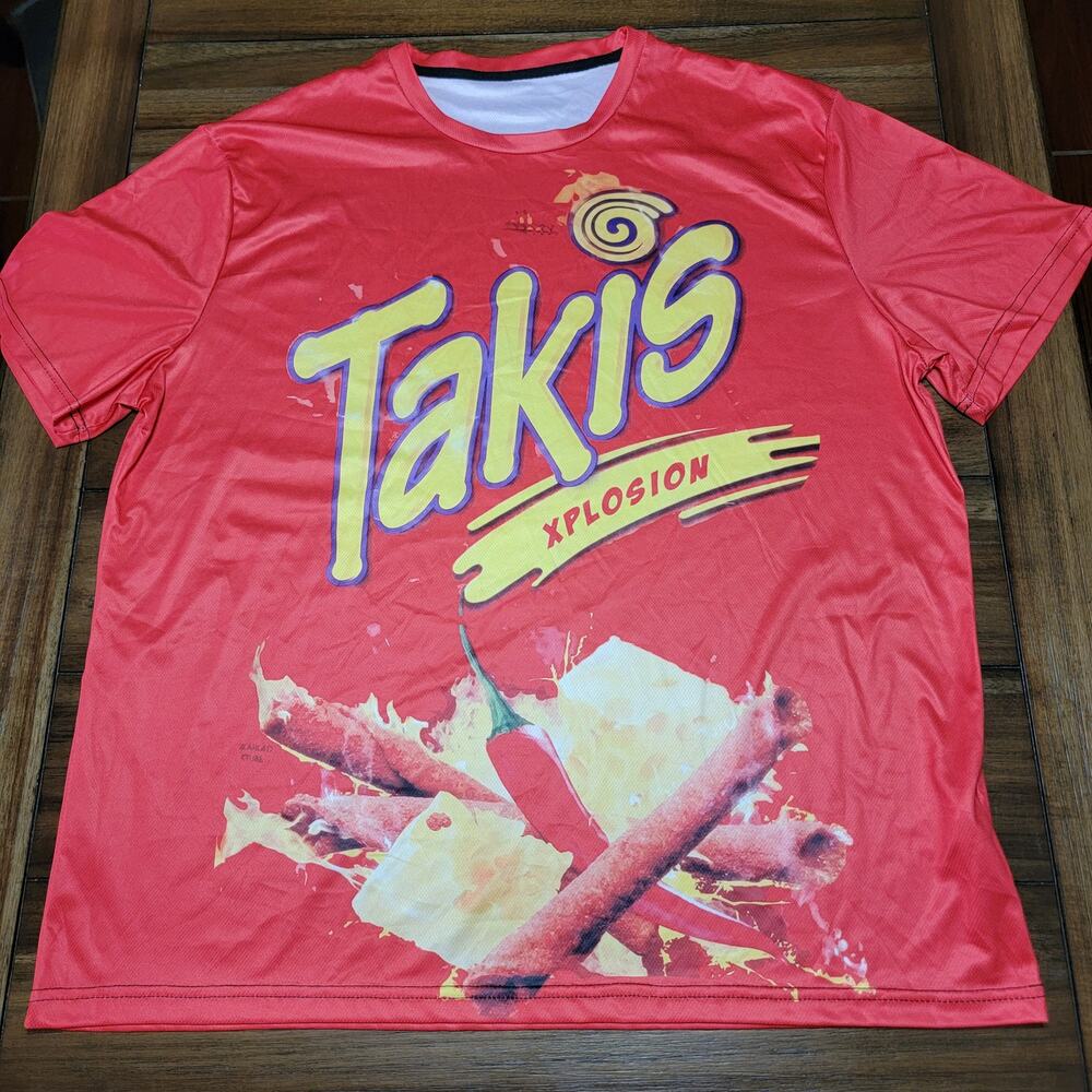 Takis Explosion Unisex Red Shirt - Size XXXL*